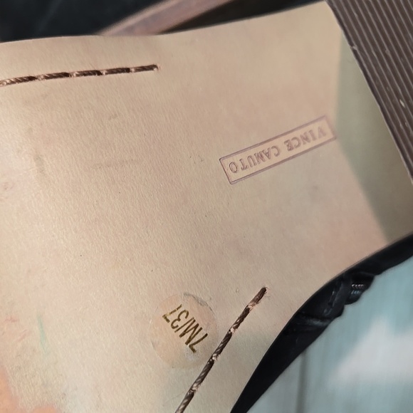 Vince Camuto Women Katri Ankle Leather Open Toe Heels Shoes Boots Sz 7M - Picture 11 of 12